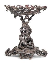 A Napoleon III Electroplated Bronze Centerpiece