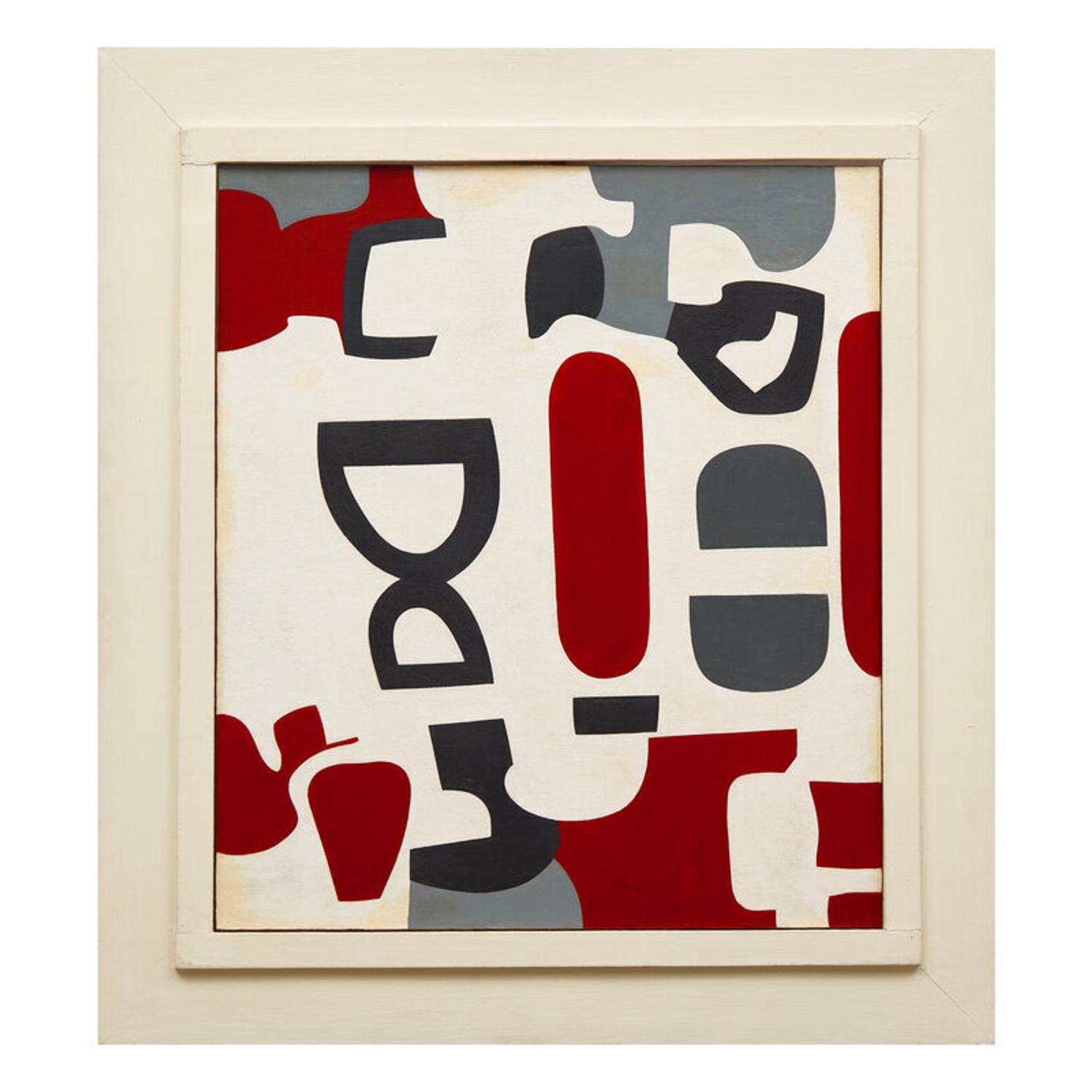 Nell Blaine (American, 1922-1996) — Red and Black, 1945