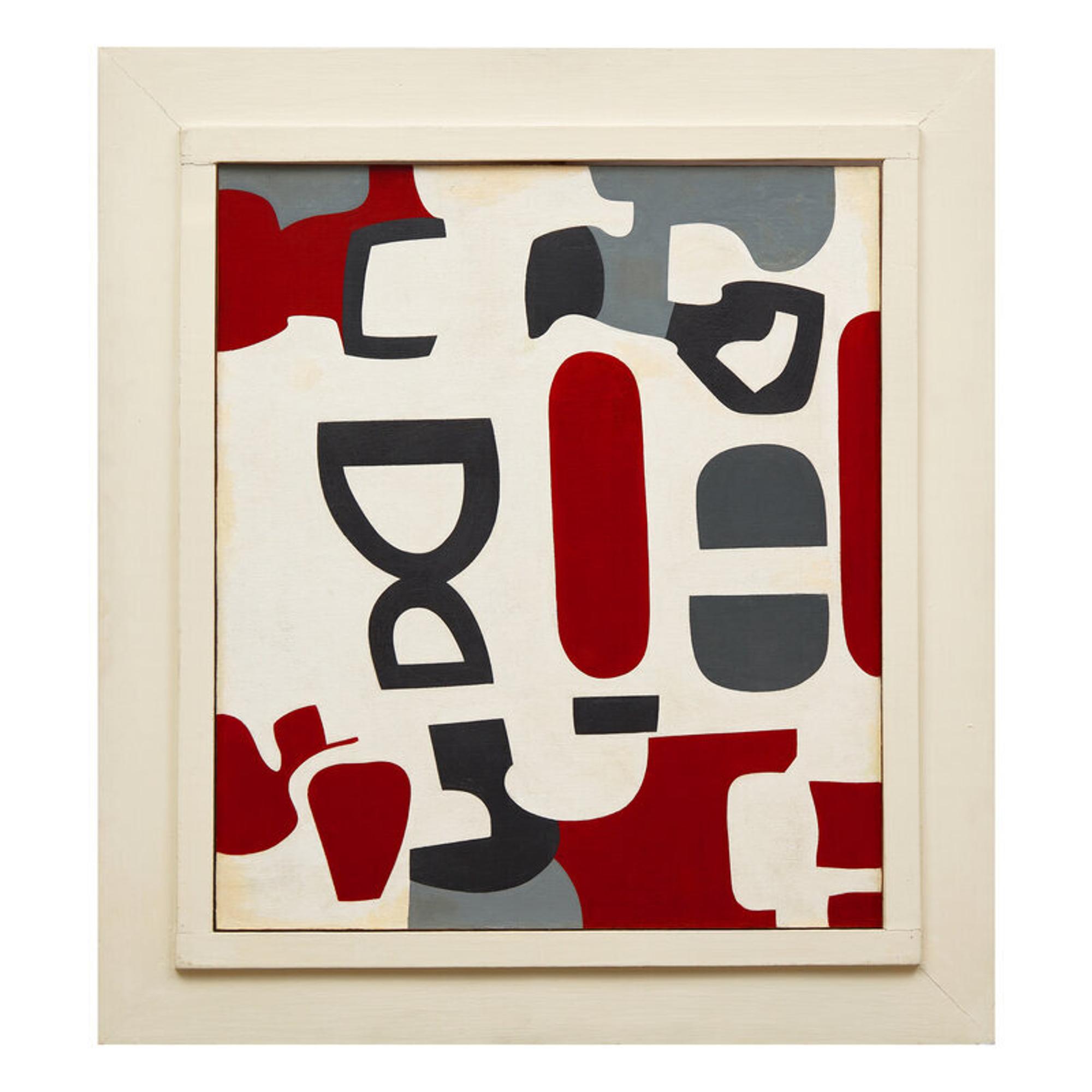 Nell Blaine (American, 1922-1996) — Red and Black, 1945