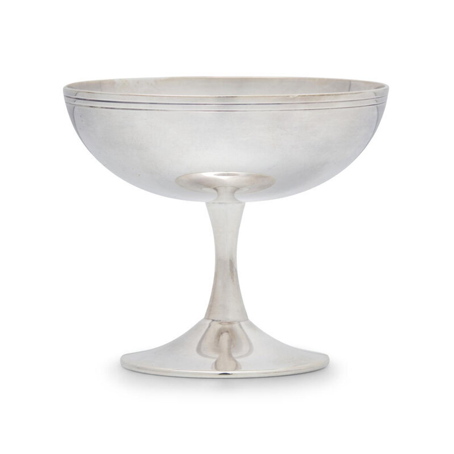 A Set of Eight Christofle Silver-Plate Sorbet Coupes