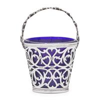 A George III Pierced Silver Cream Pail