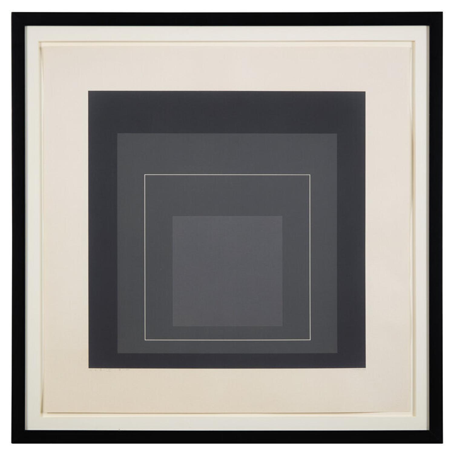 Josef Albers (American/German, 1888-1976) — WLS V (from White Line Squares (Series I)), 1966