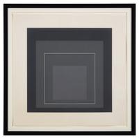 Josef Albers (American/German, 1888-1976) — WLS V (from White Line Squares (Series I)), 1966