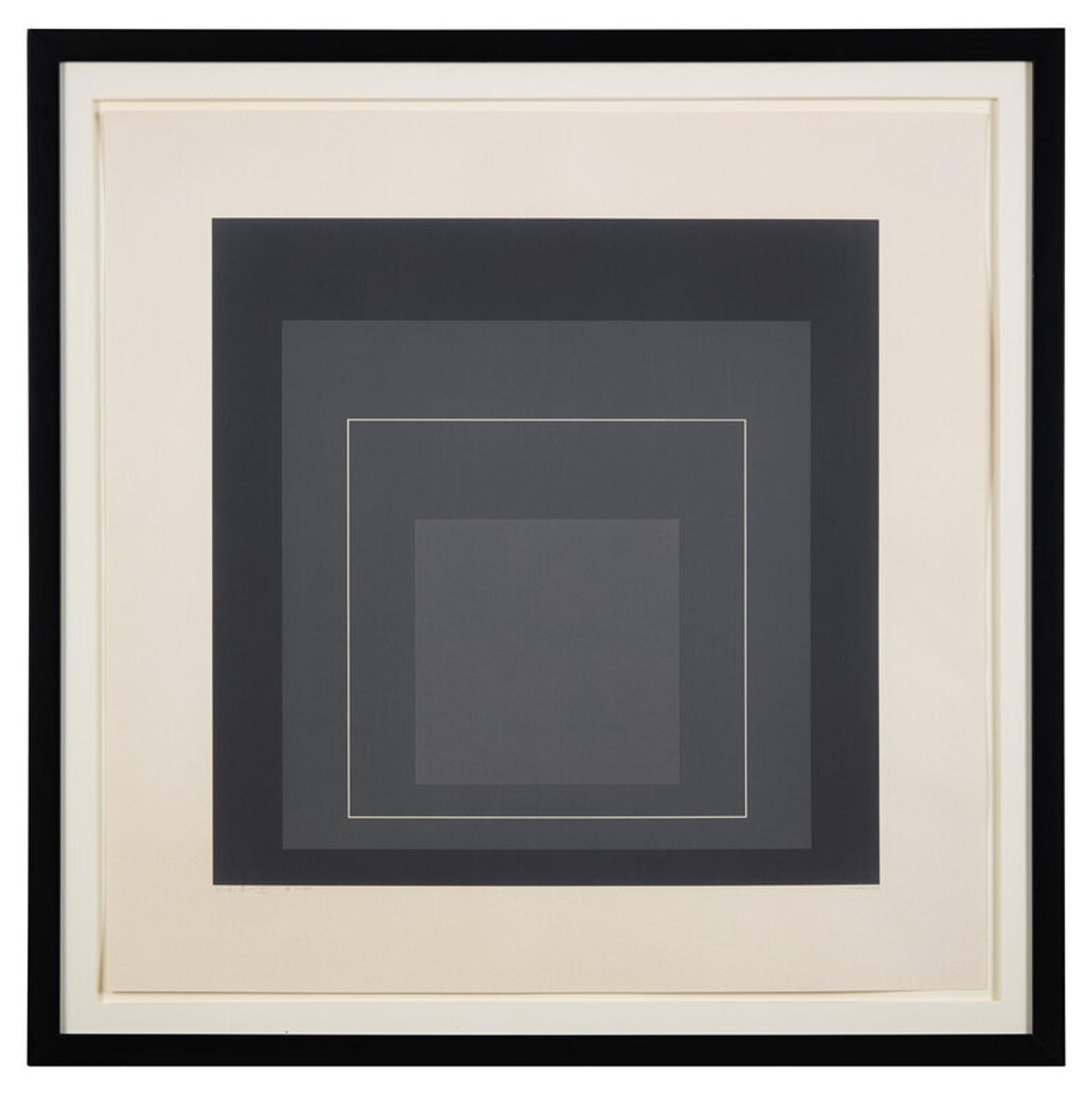 Josef Albers (American/German, 1888-1976) — WLS V (from White Line Squares (Series I)), 1966