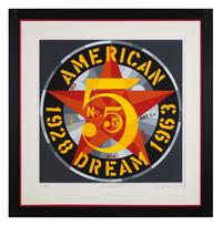 Robert Indiana (American, 1928-2018) — The Golden Five (from American Dream No. 5 ), 1980
