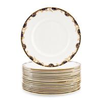 A Set of Eighteen Mintons Versailles Porcelain Dinner Plates