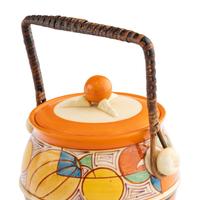 A Group of Five Clarice Cliff Melon (Picasso Fruit) Ceramic Table Articles