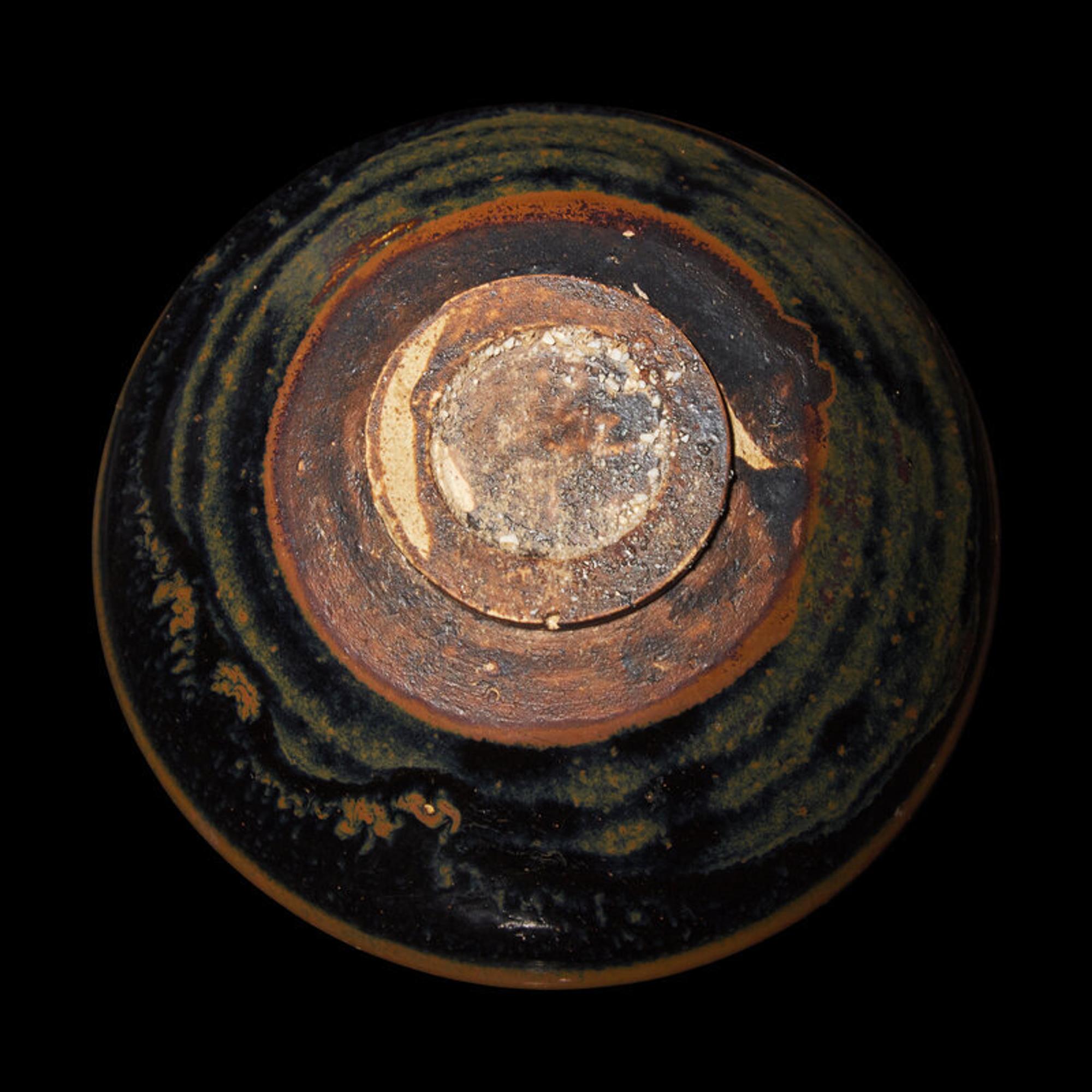 A Chinese Brown Glazed Tea Bowl, Jin Dynasty 金 山西懷仁窯油滴盞