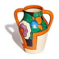 Clarice Cliff (English, 1899-1972) — Latona Dahlia pattern Lotus Jug, c. 1931