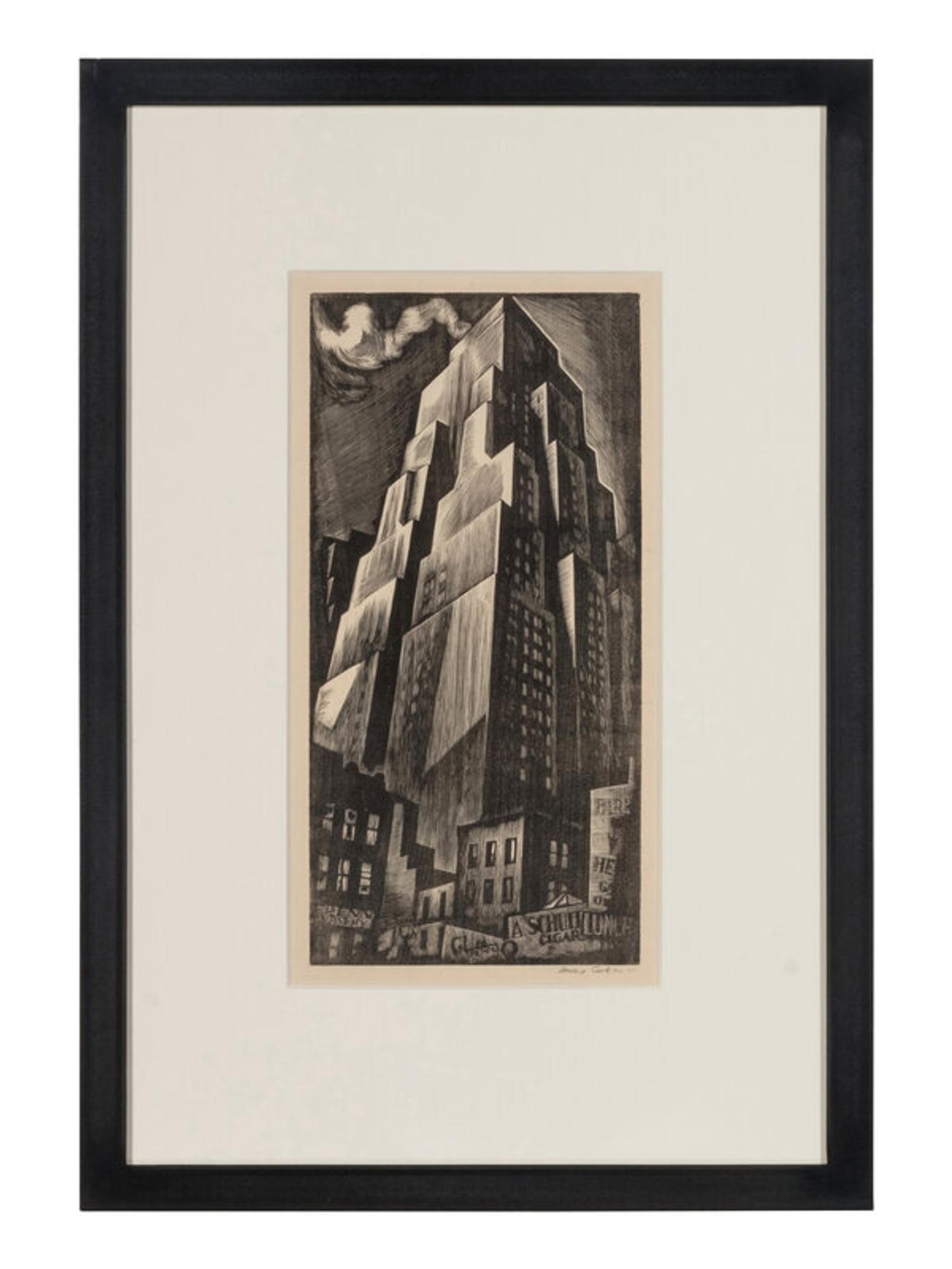 Howard Cook (American, 1901–1980) — The New Yorker , 1930