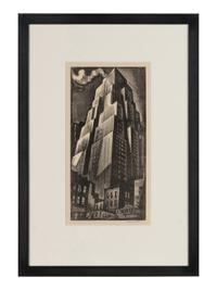 Howard Cook (American, 1901–1980) — The New Yorker , 1930