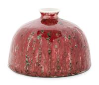 A Peachbloom Glazed Porcelain Waterpot, Taibaizun, 19th Century 清晚期 豇豆紅釉太白尊