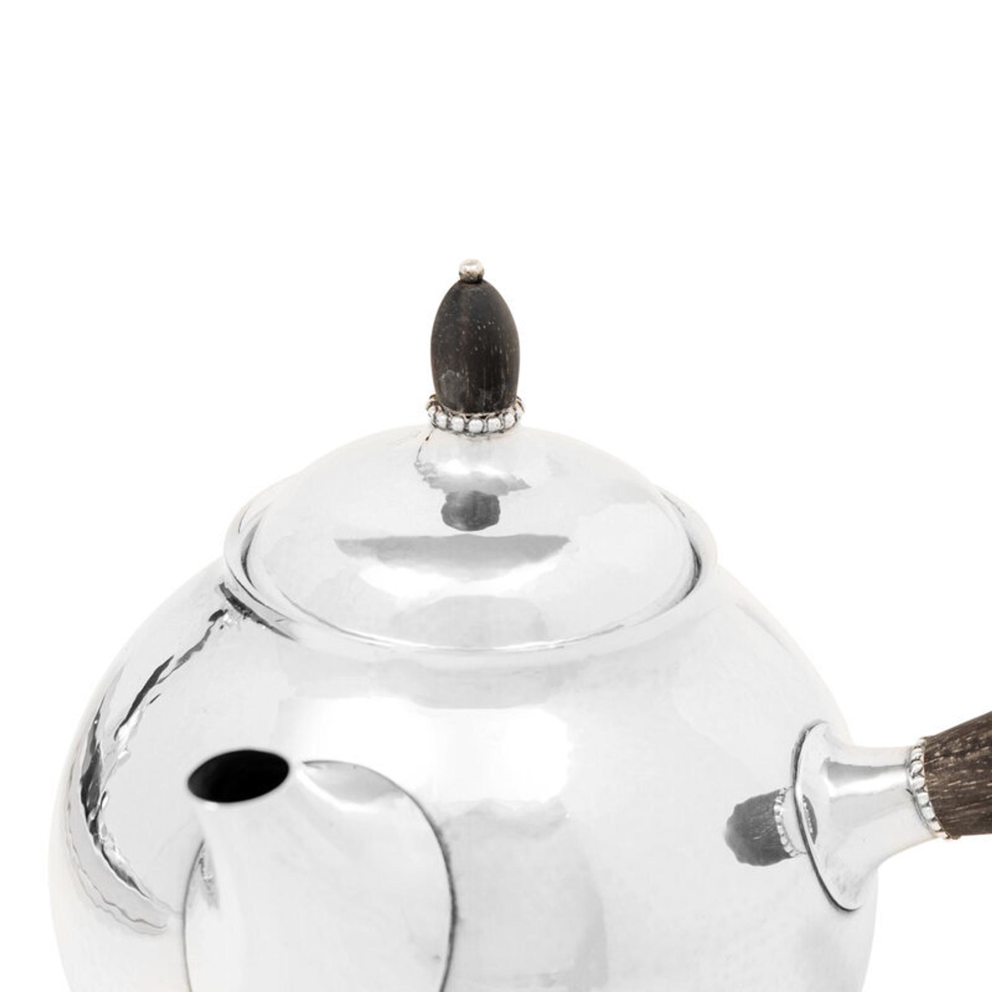 A Georg Jensen Silver Four-Piece Tea and Coffee Service