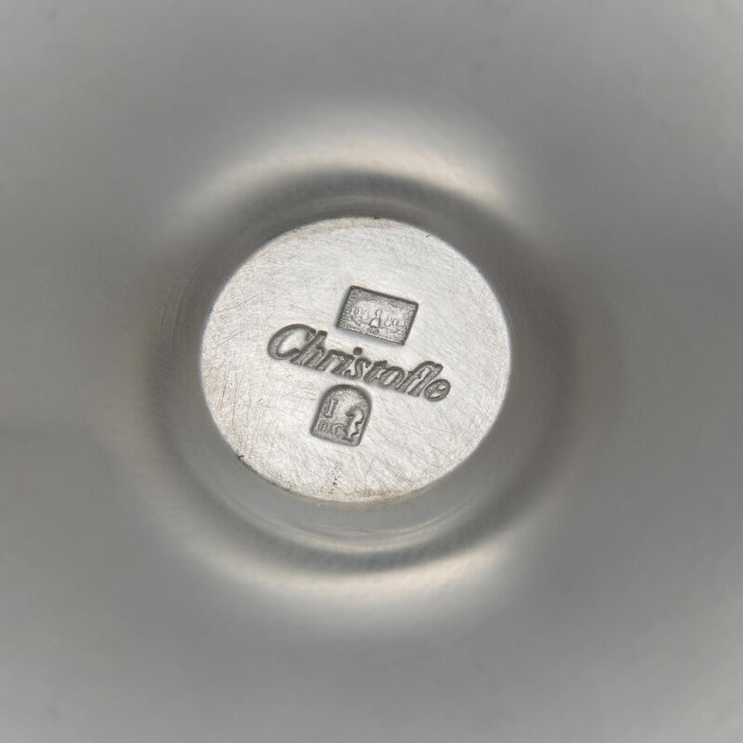 A Set of Eight Christofle Silver-Plate Sorbet Coupes