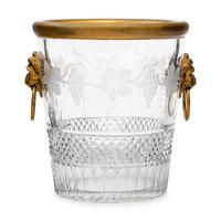 A French Gilt Bronze and Cut Glass Ice Bucket