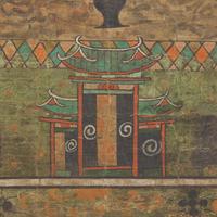 A Korean K am Mo Yo Je Do (Spirit House Shrine) Painting, Late Joseon Period, 19th Century 十九世紀 朝鮮《感慕如在圖》