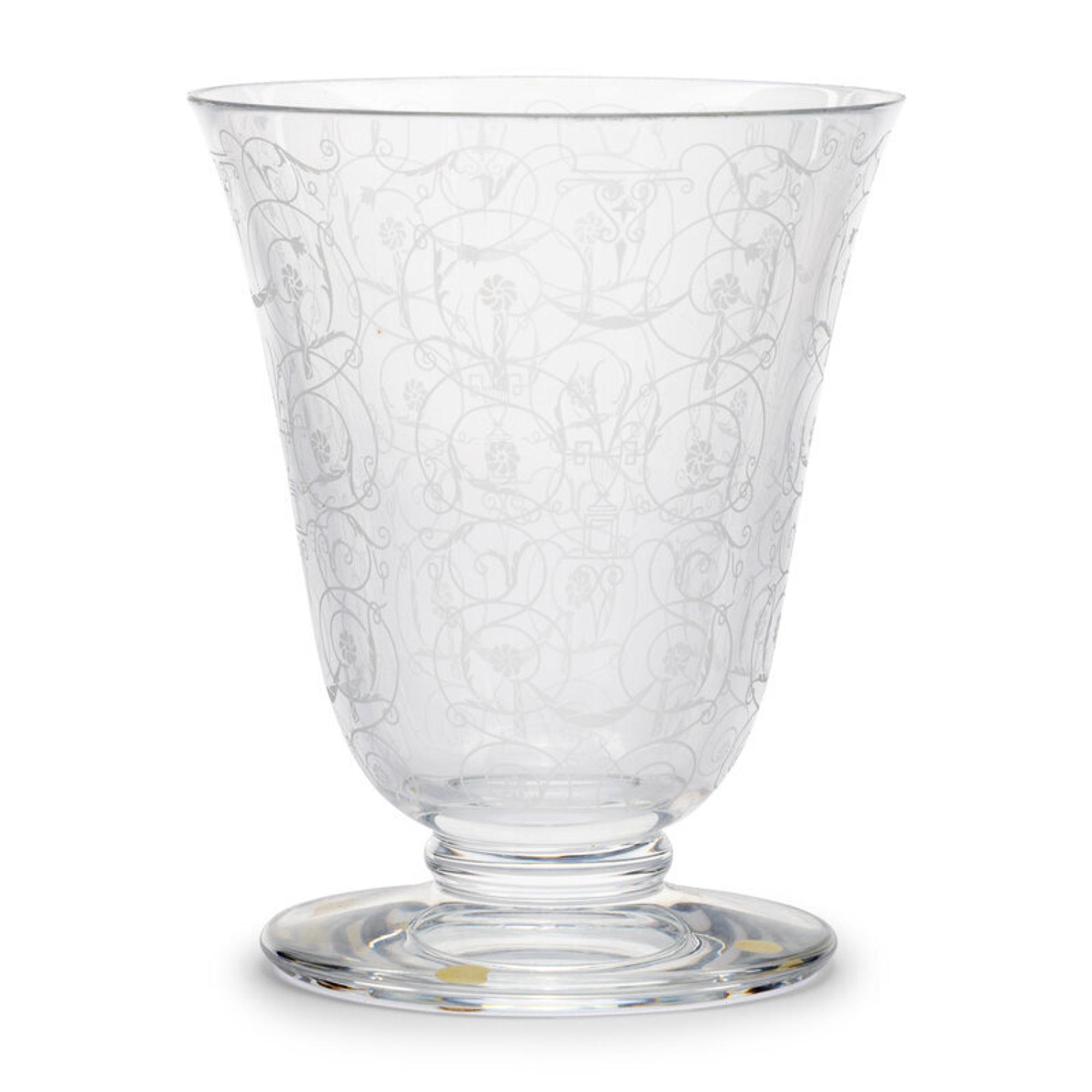 A Collection of Baccarat Glass Table Articles