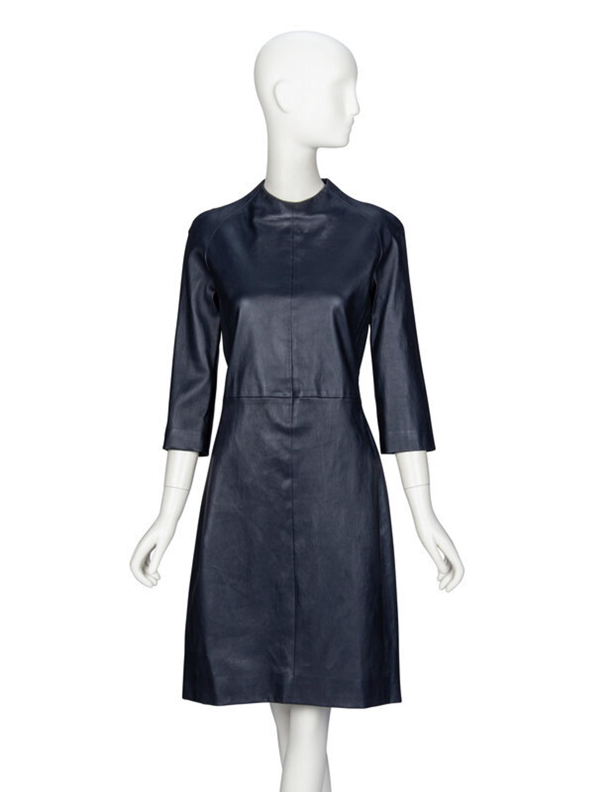 The Row, Fitted Leather Dress