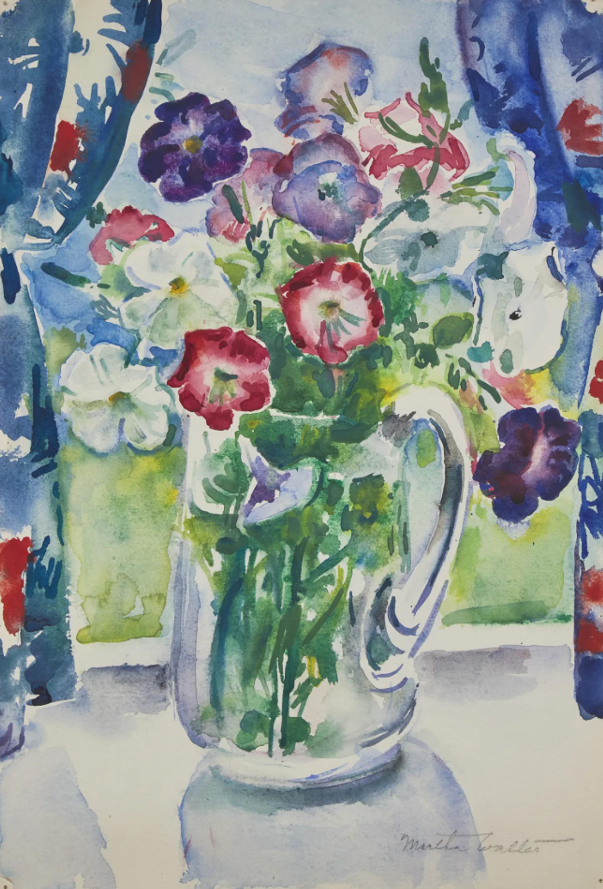 Martha Walter (American, 1875-1976) Petunias