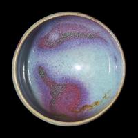 A Chinese Junyao Bubble Bowl, Jin/Yuan Dynasty 金/元 鈞窯紫斑碗