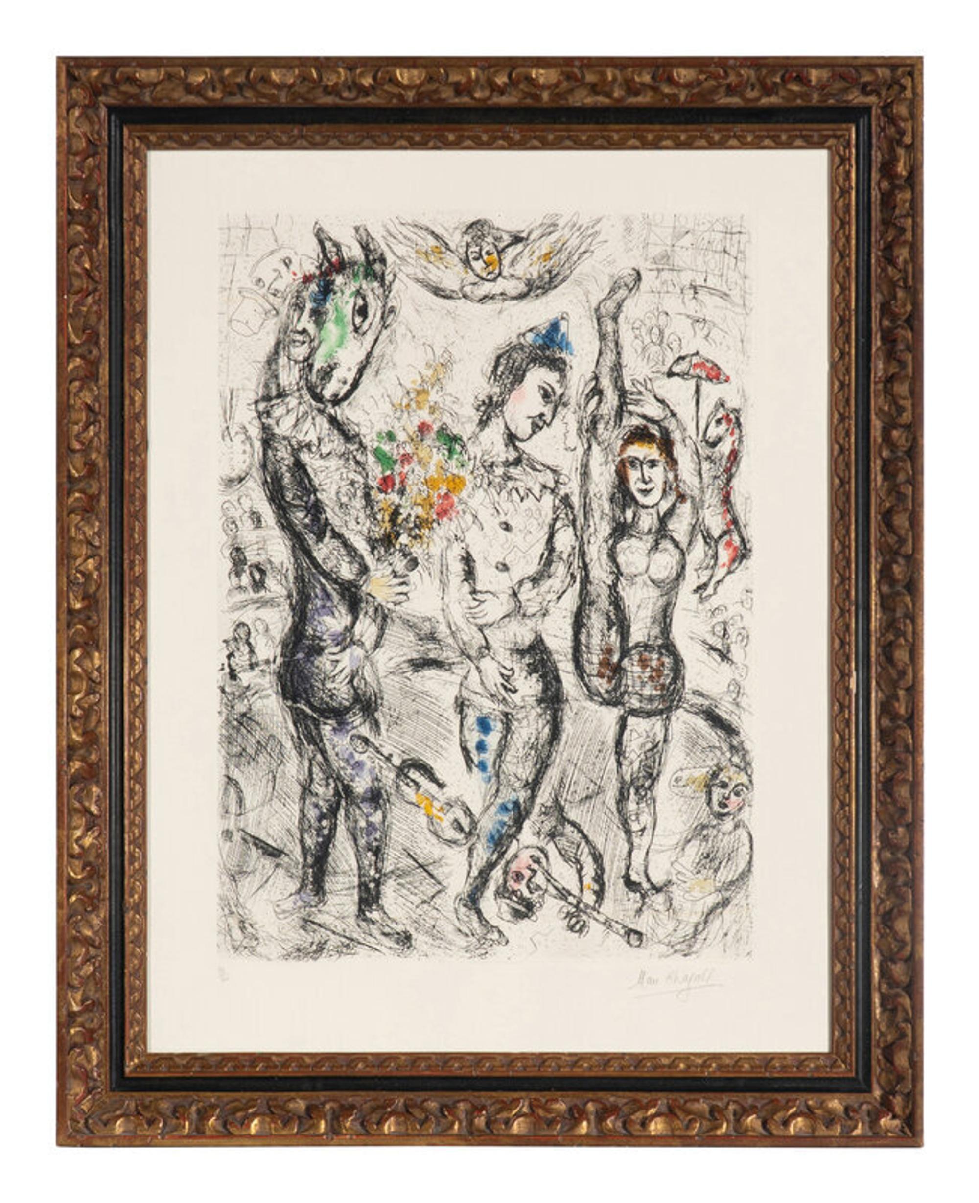 Marc Chagall (Belarusian/French, 1887–1985) — Le Pierrot , 1968