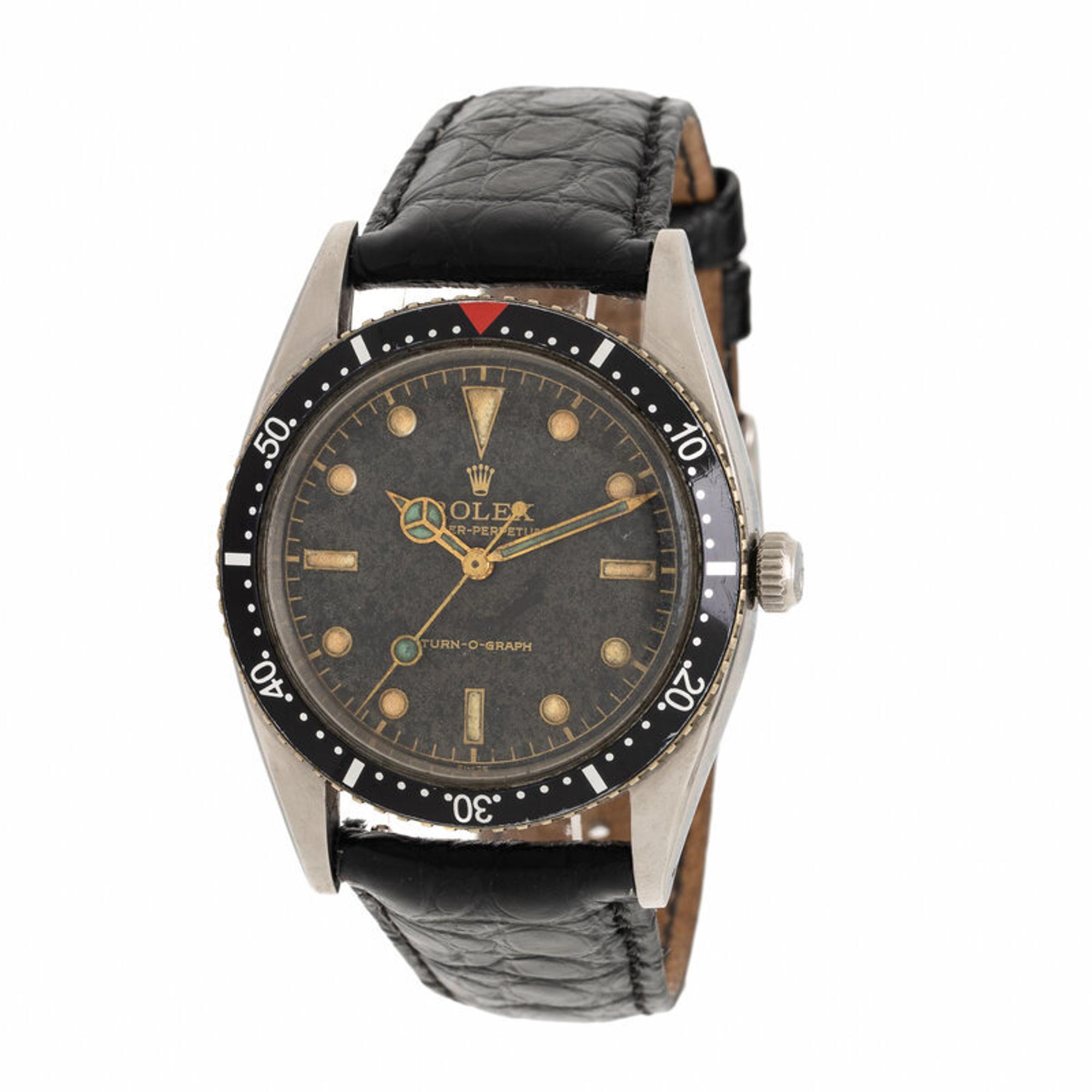 Rolex, Ref. 6202, Stainless Steel 'Turn-O-Graph' Watch