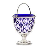 A George III Pierced Silver Sugar Basket