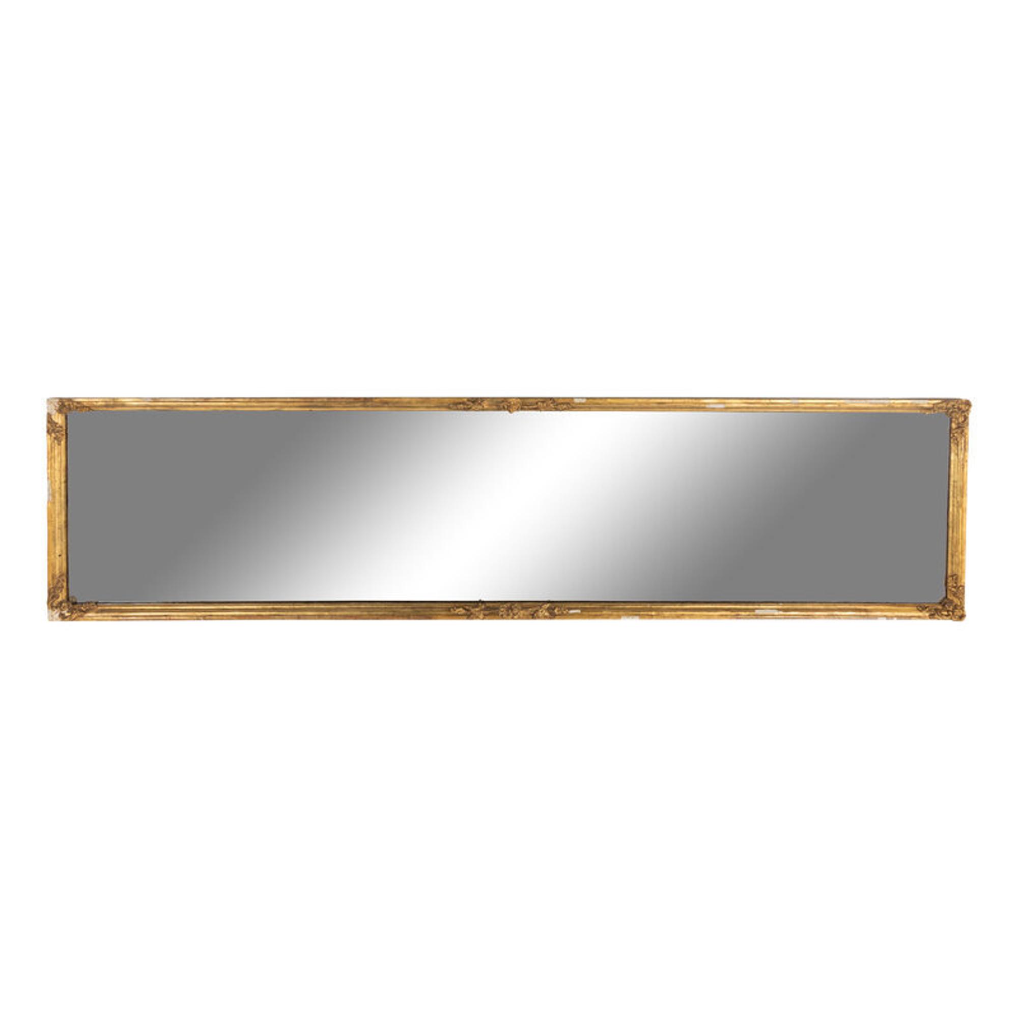 A Continental Giltwood Overmantel Mirror