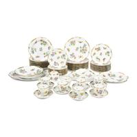 A Herend Queen Victoria Porcelain Dinner Service