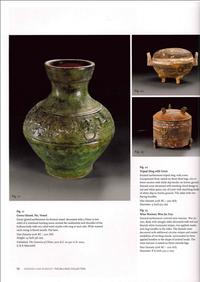 A Chinese Painted Grey Pottery Covered Vessel and Cover, Lian, Han Dynasty 漢 灰陶 彩繪三足 匲