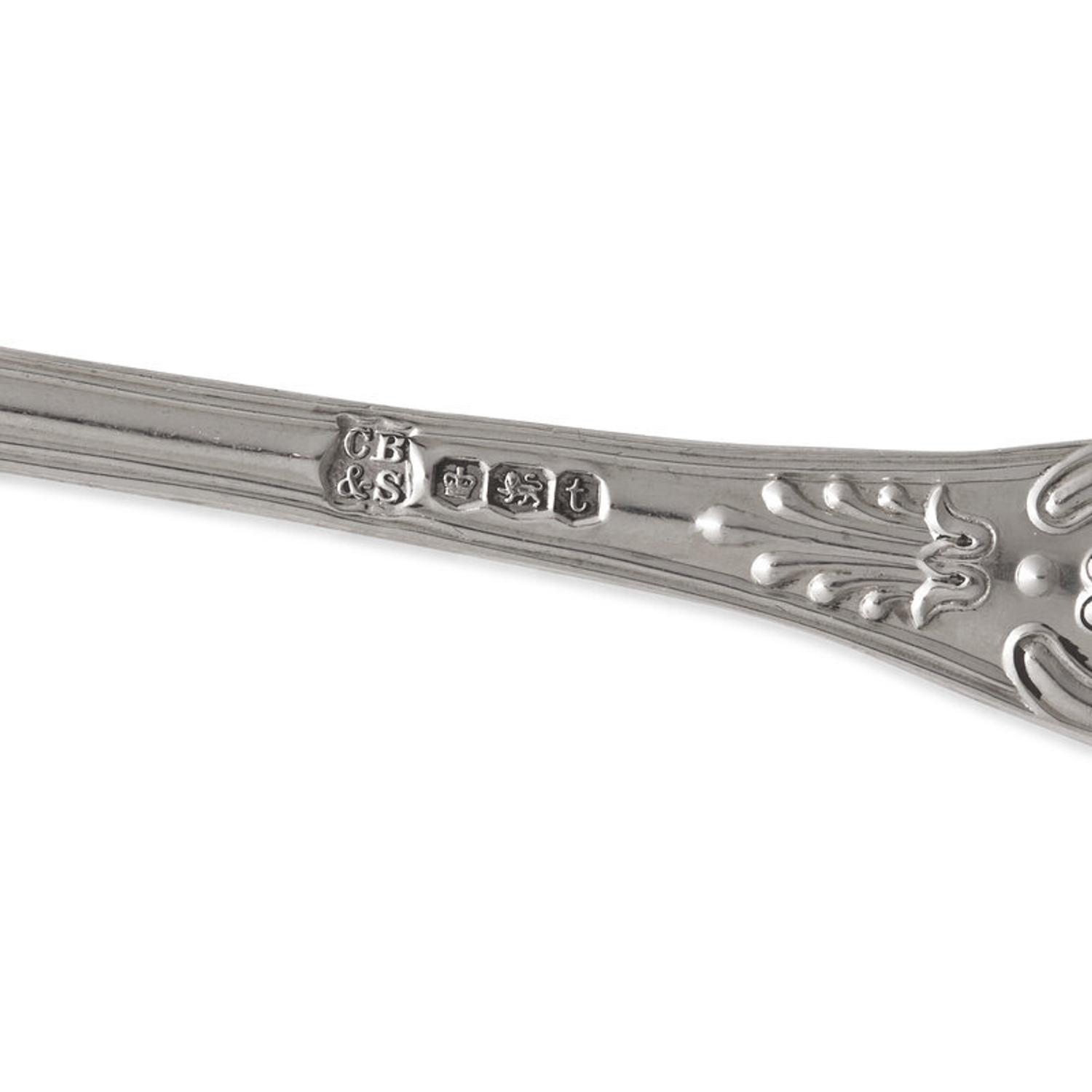 An Assembled English Silver Flatware Service