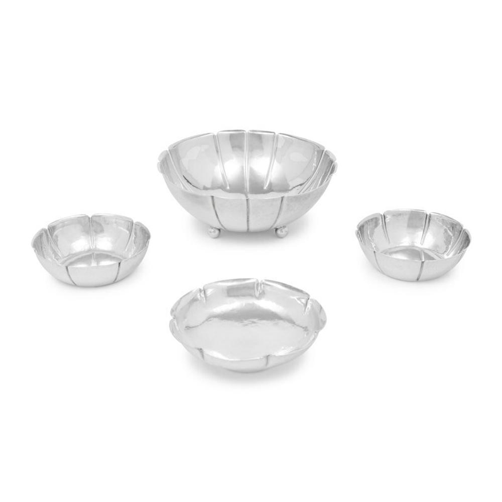 A Group of Four American Arts and Crafts Silver Bowls