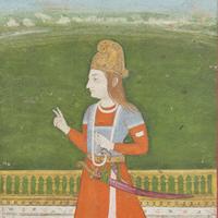 A Portrait of Prince Sayyid Aurangzeb, 18th/19th Century 十八/十九世紀 印度細密畫奧朗則布肖像