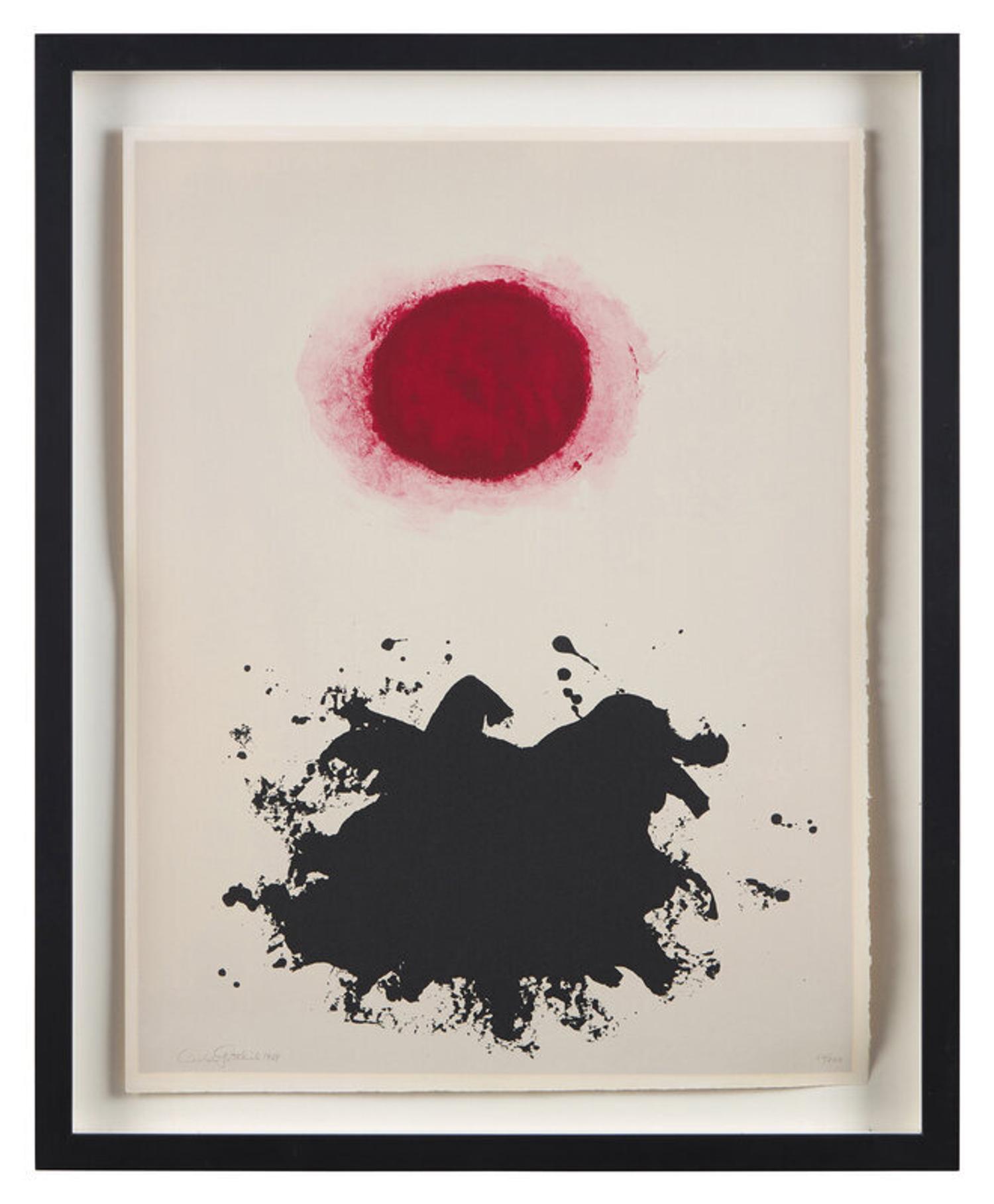 Adolf Gottlieb (American, 1903-1974) — Untitled (from Flight ), 1969