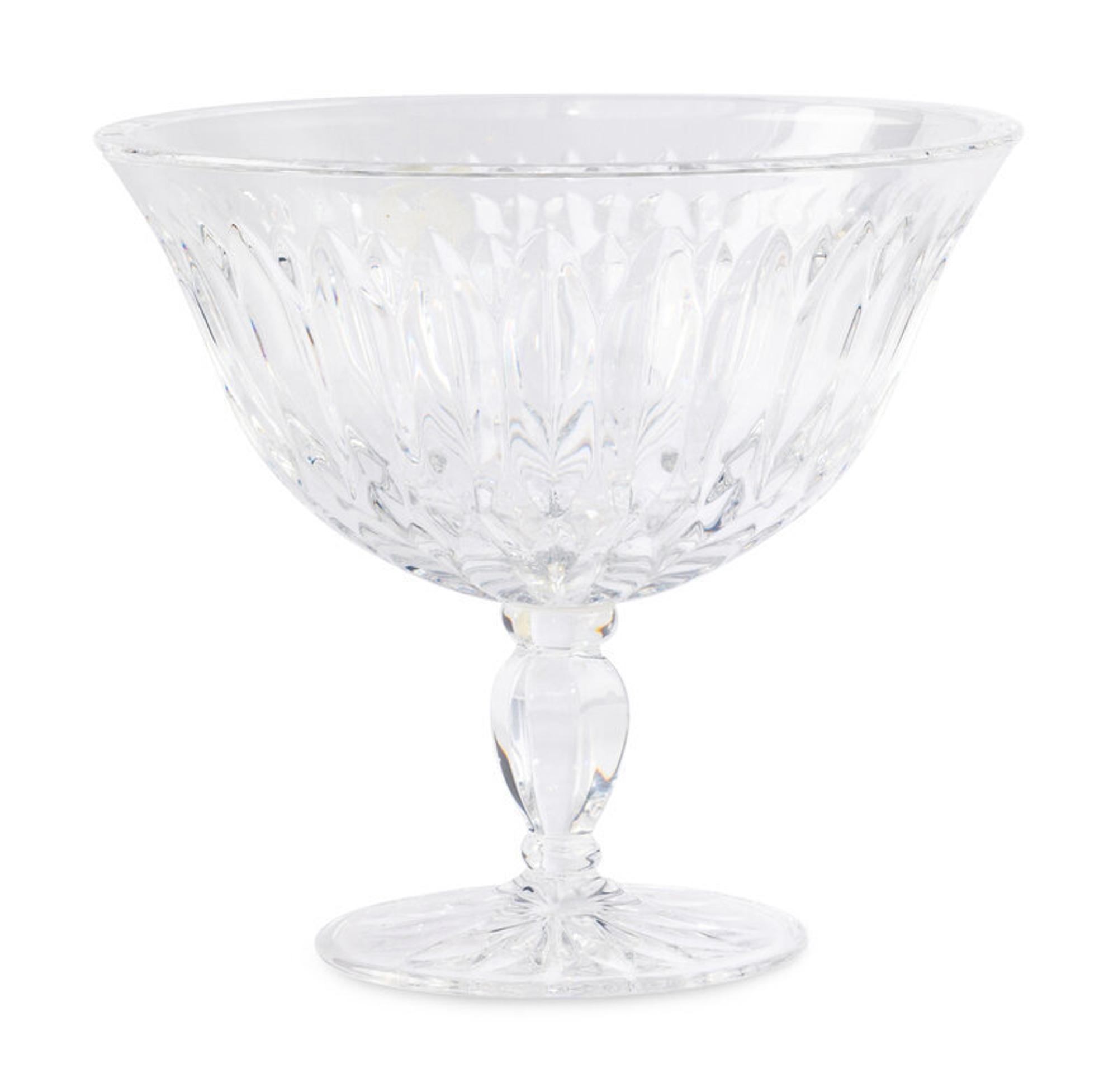 A Glass Pedestal Bowl