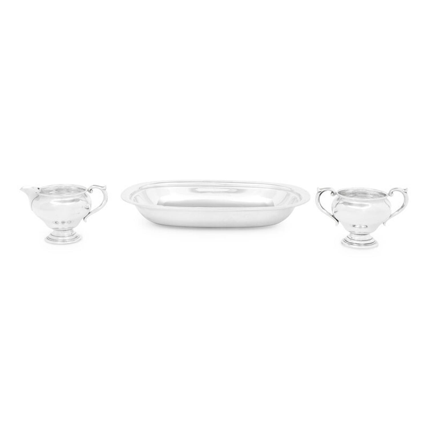 A Group of Three American Silver Table Articles