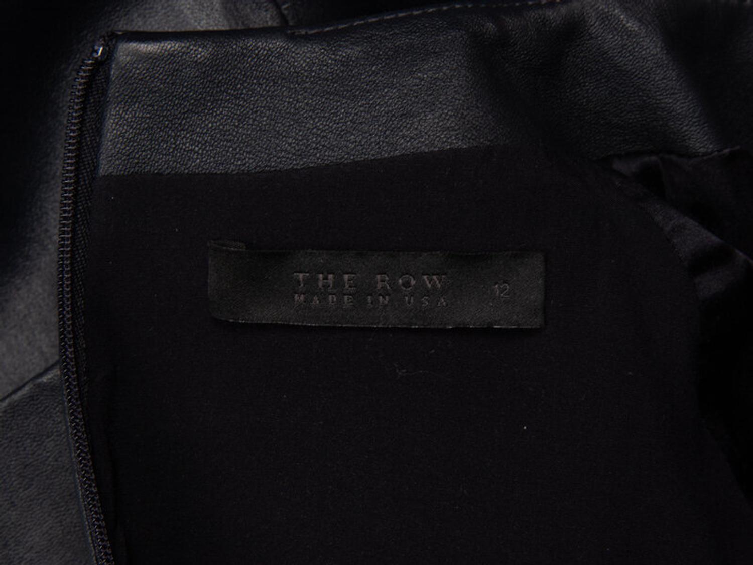 The Row, Fitted Leather Dress