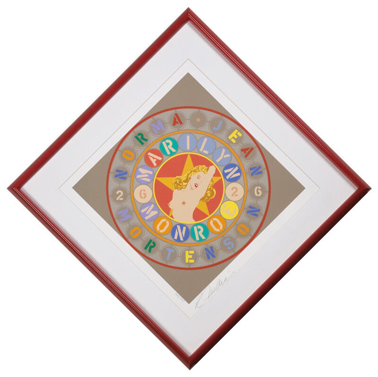 Robert Indiana (American, 1928-2018) — The Metamorphosis of Norma Jean (Marilyn Monroe) (from The American Dream Portfolio ), 1998