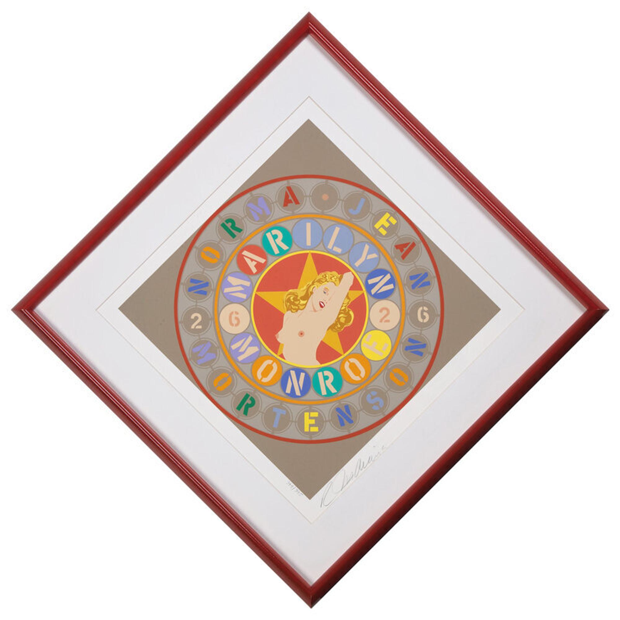 Robert Indiana (American, 1928-2018) — The Metamorphosis of Norma Jean (Marilyn Monroe) (from The American Dream Portfolio ), 1998