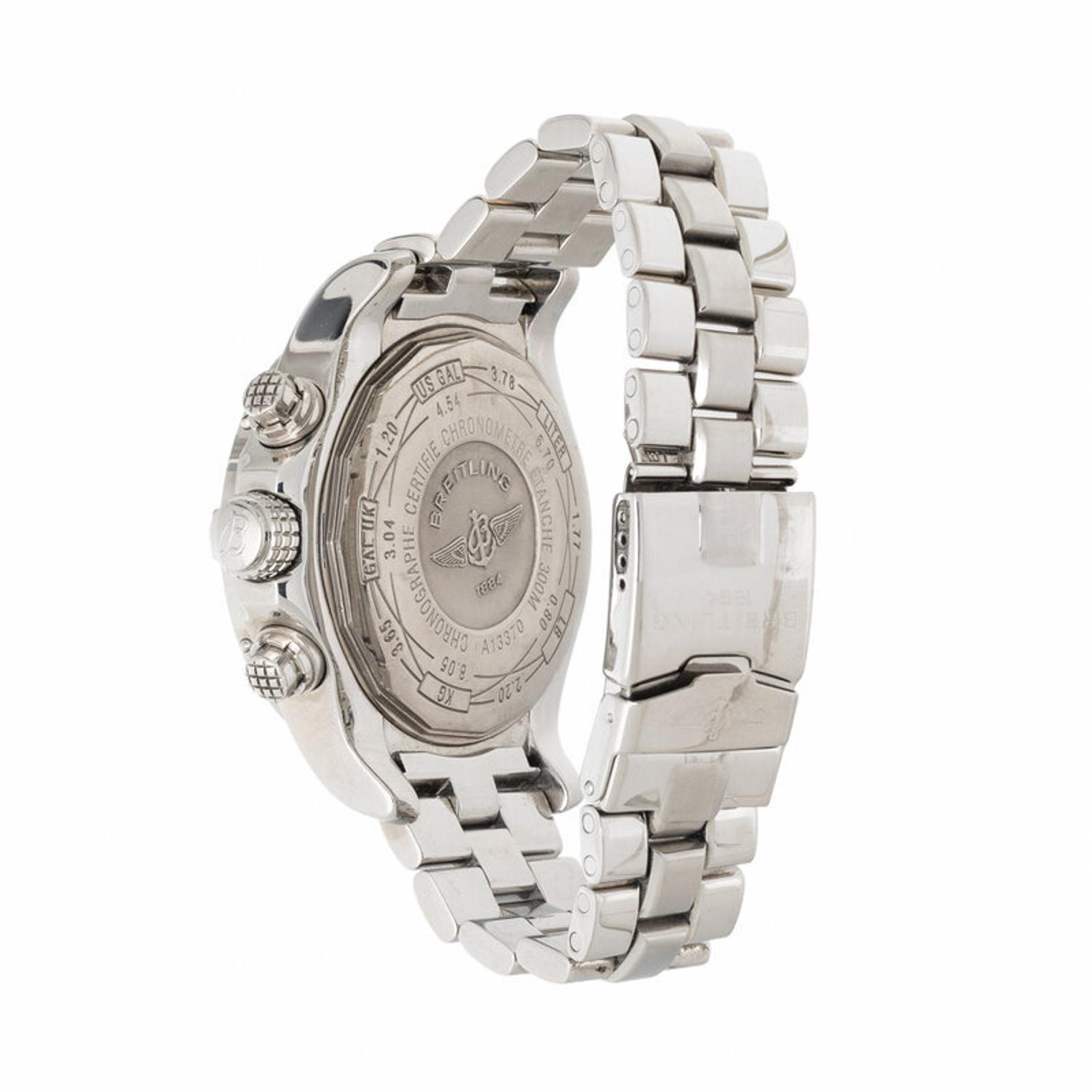Breitling, Ref. A13370, Stainless Steel 'Super Avenger' Chronograph Watch with Date