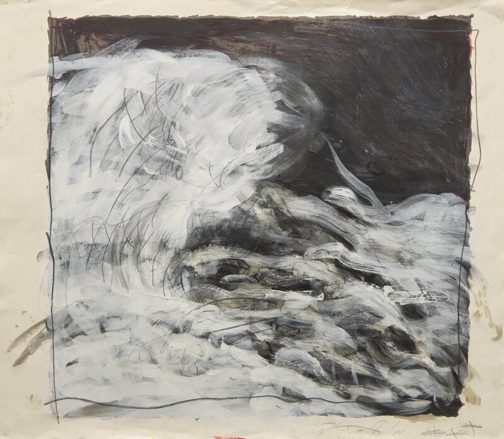 Pat Steir (American, b. 1940) — Wave Drawing B , 1983-84