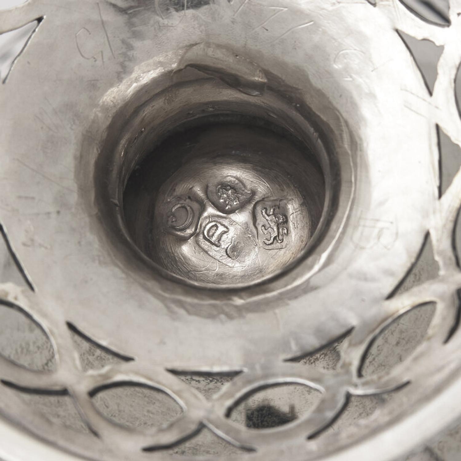 A George III Pierced Silver Sugar Basket