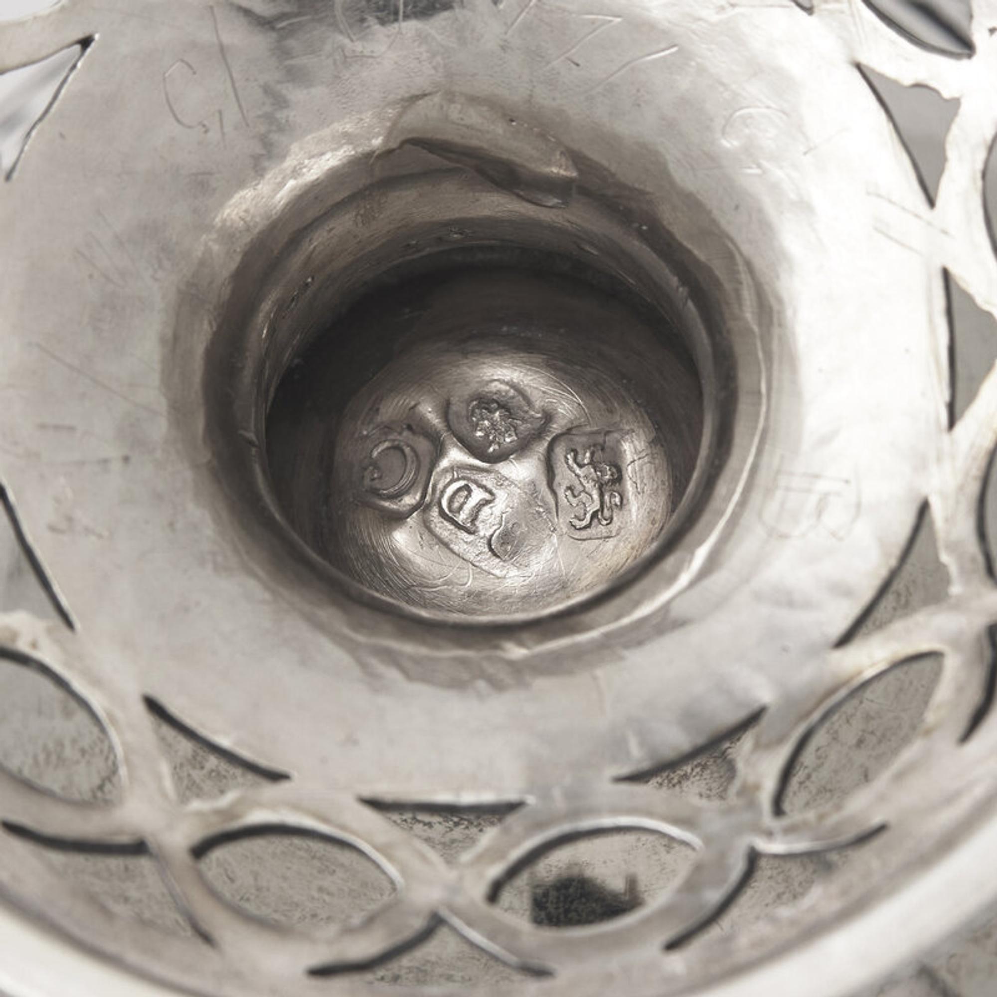 A George III Pierced Silver Sugar Basket