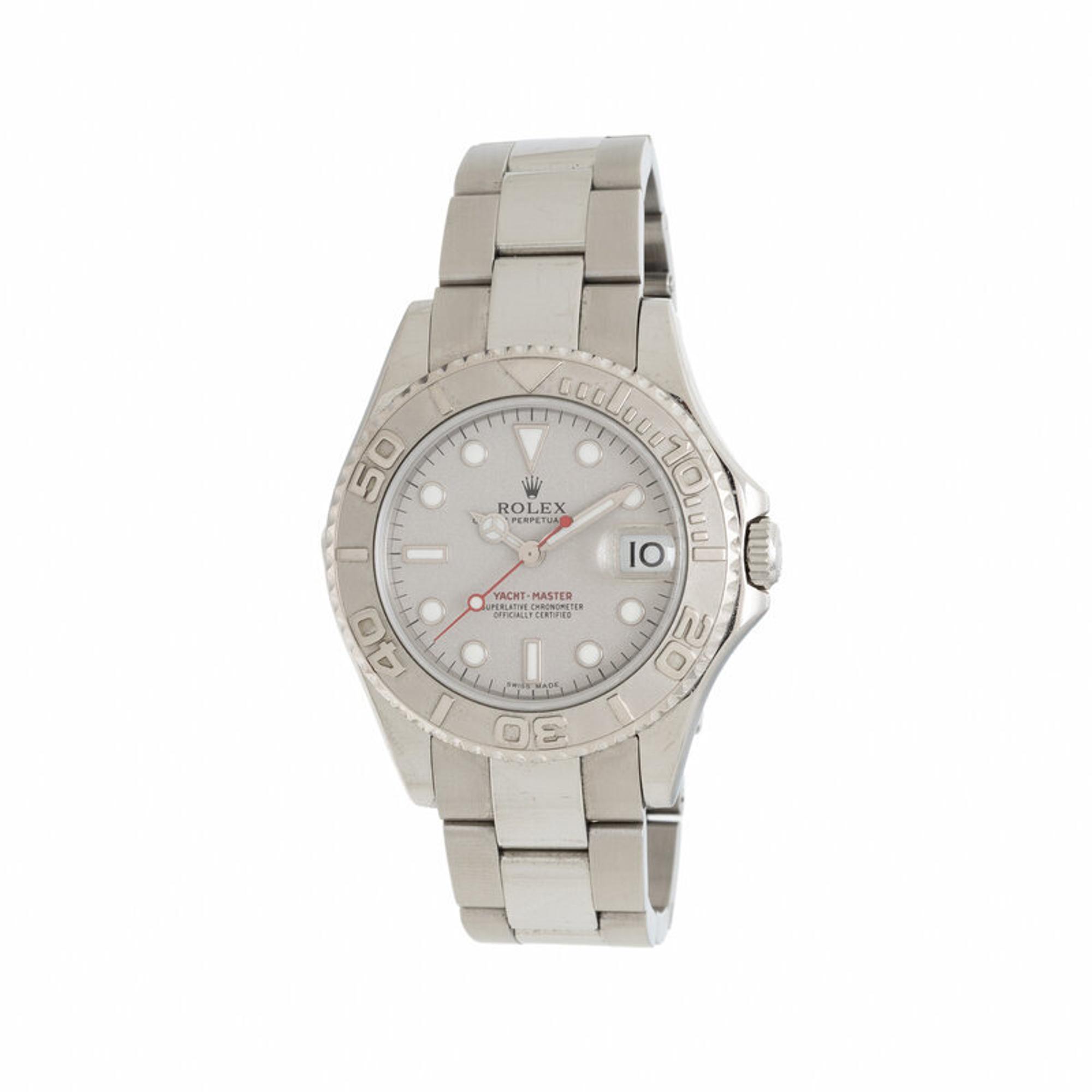 Rolex, Ref. 168622, Stainless Steel and Platinum 'Yacht-Master' Watch