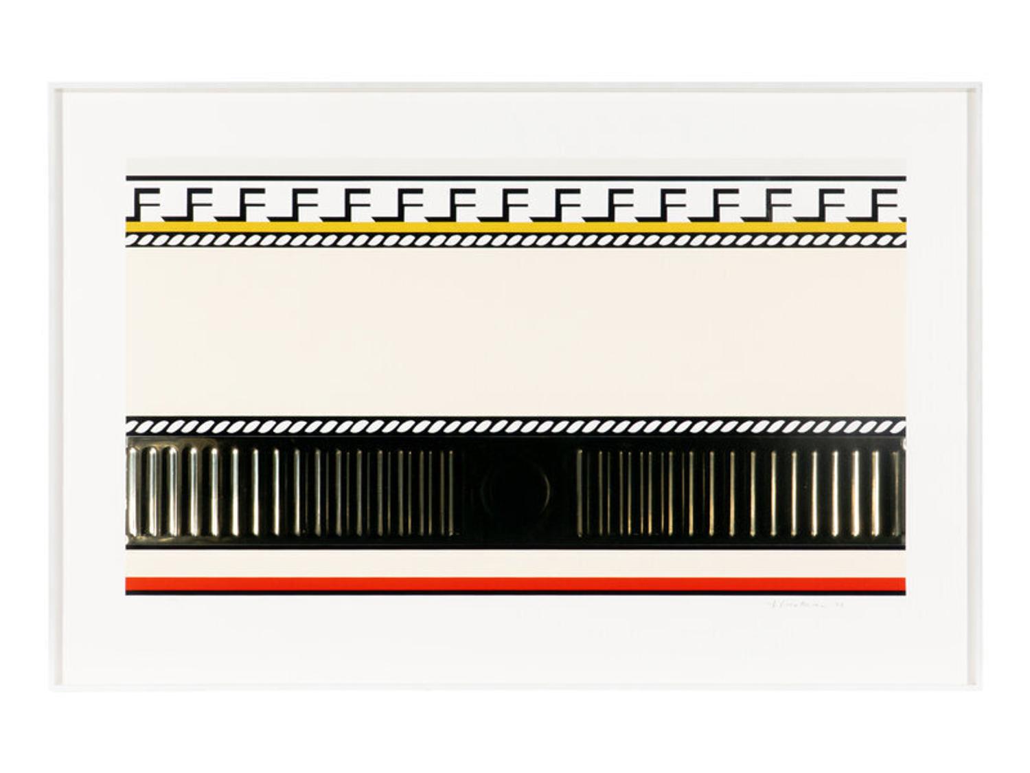 Roy Lichtenstein (American, 1923–1997) — Entablature I , 1976