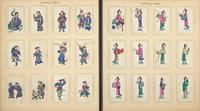 A Rare Album of 635 Chinese Export Miniature Pith Paintings, Second Half 19th Century 清晚期 外銷中國風情通草畫冊（通草畫共計635幅）