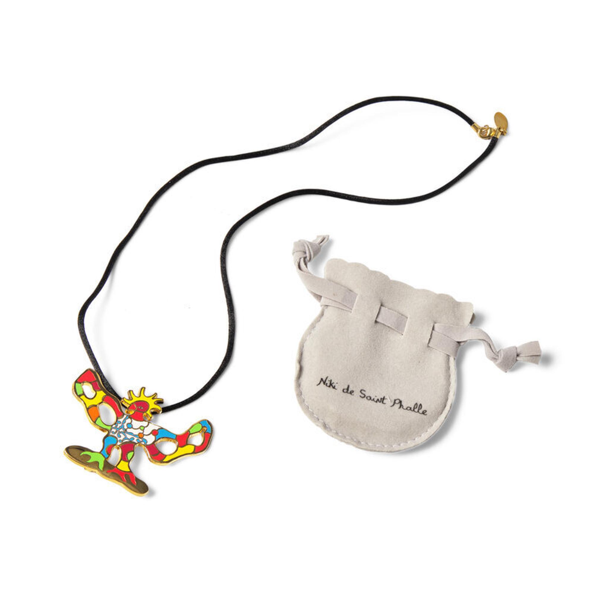 Niki de Saint Phalle (French, 1930-2002) — L'Oiseau de Feu (Brooch and Necklace) , c. 1998