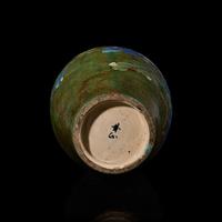 A Large Japanese Enameled Studio Pottery Vase, Tanzan Seikei, Meiji Period