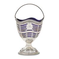 A George III Pierced Silver Sugar Basket