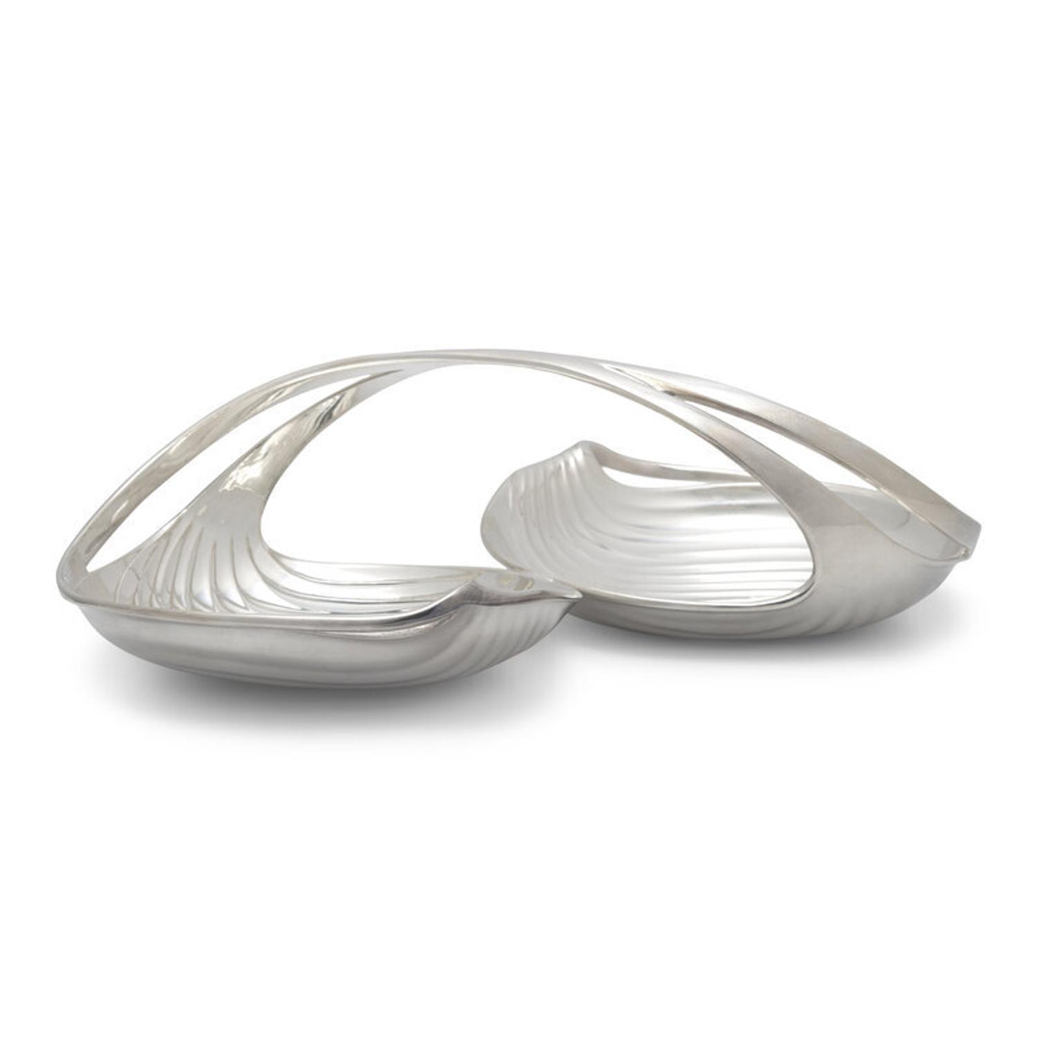 A Christofle Silver-Plate Nut Dish